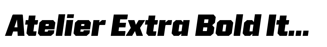 Atelier Extra Bold Italic